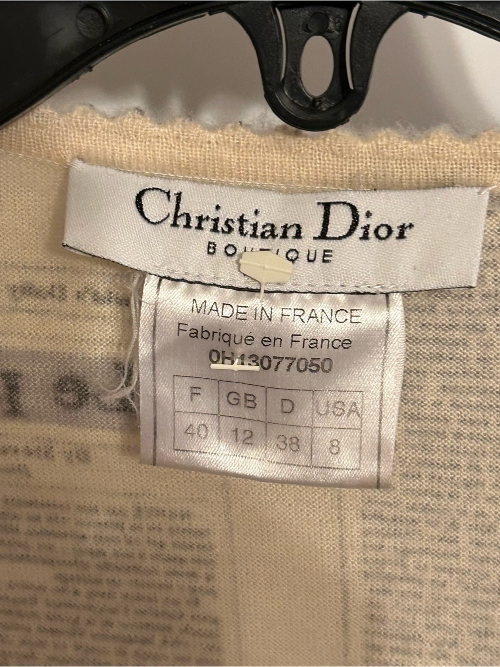 Dior by John Galliano Fall/Winter 2000 Runway Newspaper-Print Wrap Top - RARE!! - Picture 2 of 14